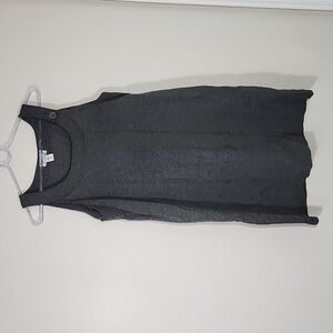 North Style Grey Dress With Abalone Button Sz 10 Modest